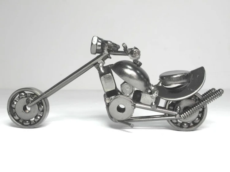 MOTOCYKL METALOWY 17CM