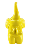 SŁONIK SŁOŃ CERAMICZNY ŻÓŁTY 10CM