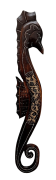 DREWNIANY KONIK MORSKI 90 CM