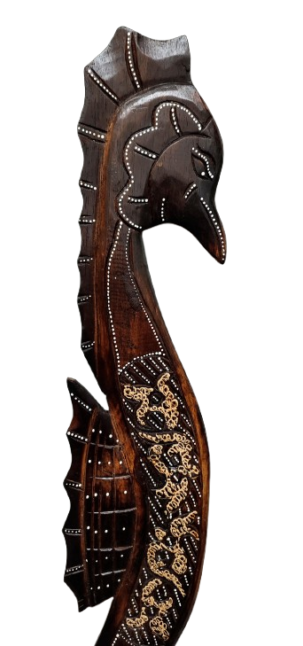DREWNIANY KONIK MORSKI 90 CM