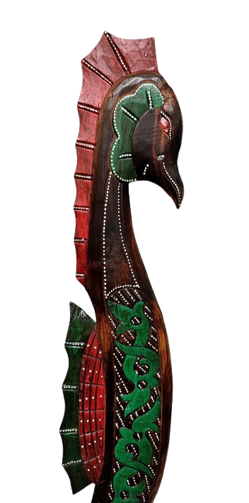 DREWNIANY KONIK MORSKI 90 CM
