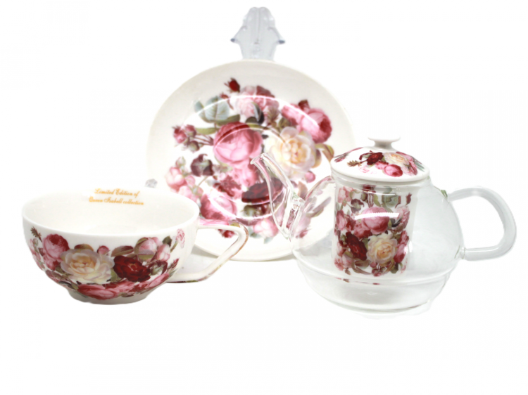 TEA FOR ONE RÓŻE W OZDOBNYM PUDEŁKU