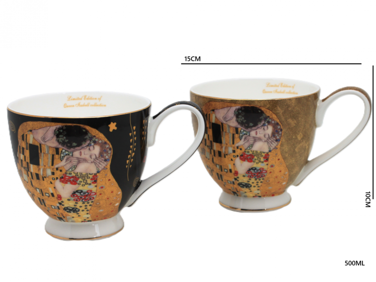 KOMPLET DWA KUBKI 500ML G. KLIMT