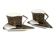 KOMPLET DWIE FILIŻANKI G. KLIMT DRZEWO ŻYCIA 180ML