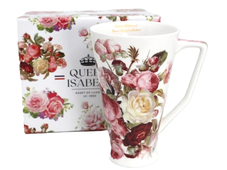 ELEGANCKI KUBEK W RÓŻE 500ML