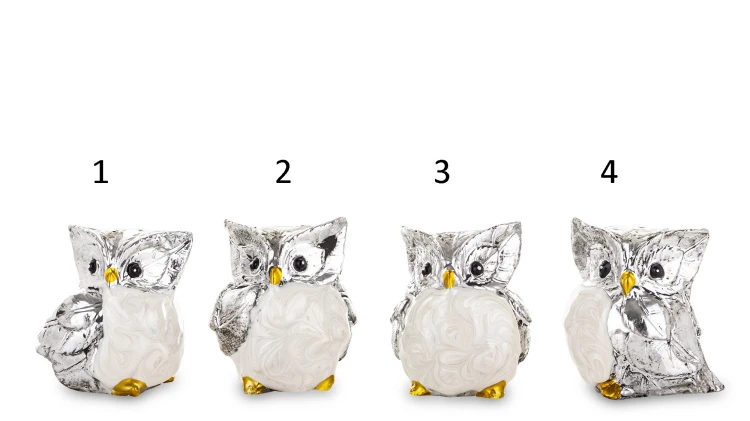 MIX FIGURKA SOWA SÓWKA 4CM 4 WZORY DO WYBORU