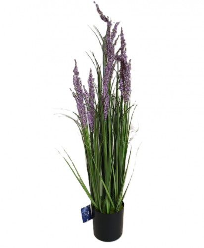KWIAT SZTUCZNY TRAWA OZDOBNA W DONICZCE 81CM