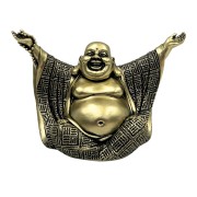 Figurka Buddy – Radosny Budda – Złota Dekoracja