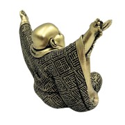 Figurka Buddy – Radosny Budda – Złota Dekoracja