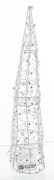 Ozdoba Choinka Led Srebrna 40x33x8
