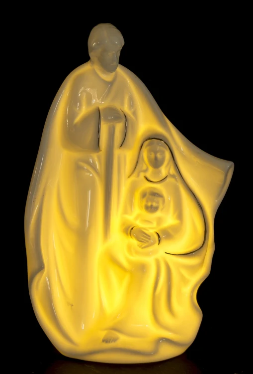 Szopka Bożonarodzeniowa Led Porcelanowa 21,5cm