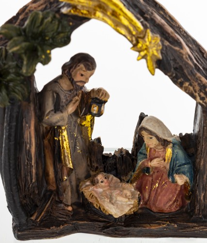 FIGURKA SZOPKA BOŻONARODZENIOWA ŚWIĘTA RODZINA 9CM