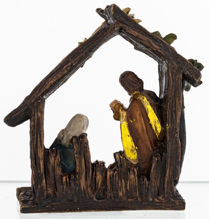 FIGURKA SZOPKA BOŻONARODZENIOWA ŚWIĘTA RODZINA 9CM