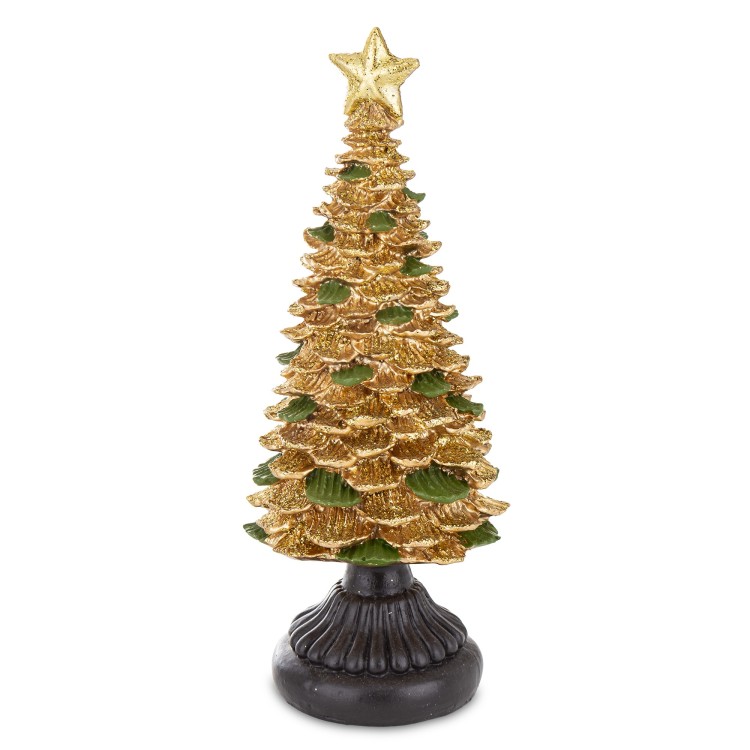 Figurka Choinka 25cm złota
