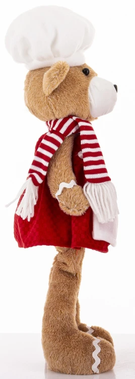 Figurka Miś Boże Narodzenie 49 cm  – dekoracja świąteczna