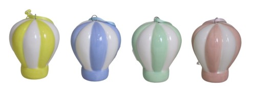 ZAWIESZKA CERAMICZNA BALON MIX KOLORÓW 7CM