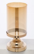 ŚWIECZNIK METAL+SZKŁO 28x12,5x12,5
