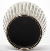 WAZON ZŁOTY W PRĄŻKI 35x23x23 KAMIONKA