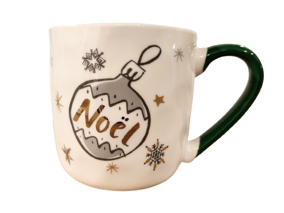 ŚWIĄTECZNY KUBEK PORCELANOWY 320 ML BOMBKA
