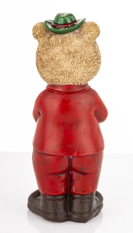 Figurka Miś Świąteczny z Filiżanką 12,5x6x5