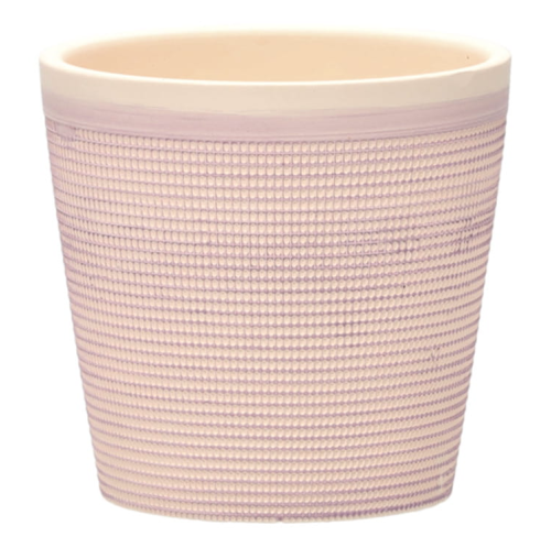 OSŁONKA CERAMICZNA 13.3x13.3x12.8CM RÓŻOWA
