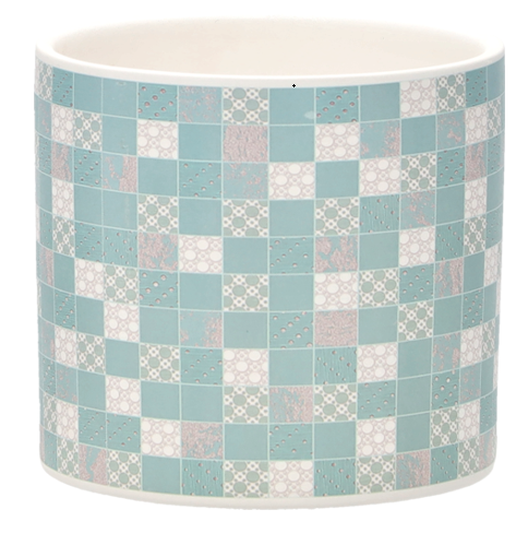 OSŁONKA CERAMICZNA KOLOROWA 12.5x12.5x11.5CM
