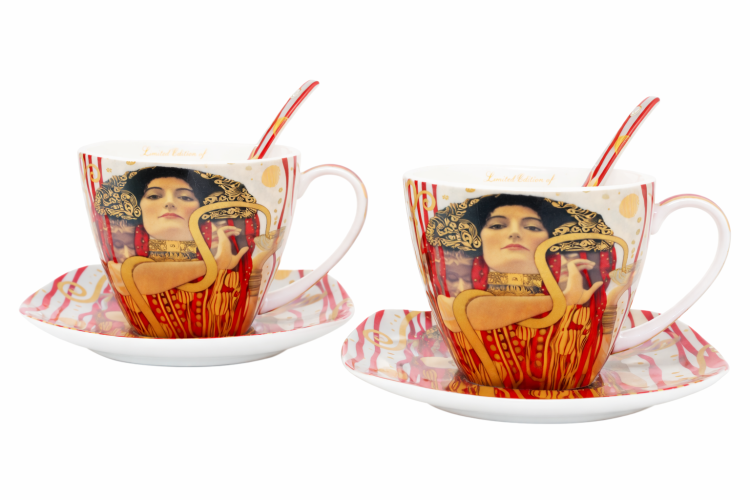 ZESTAW FILIŻANEK ZE SPODKIEM 250ML G. KLIMT MEDYCYNA