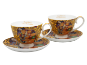 ZESTAW FILIŻANEK ZE SPODKIEM 250ML G. KLIMT SPEŁNIENIE