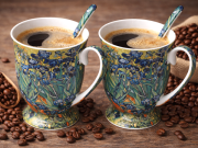 ZESTAW KUBKÓW Z ŁYŻECZKAMI 300ML VAN GOGH IRYSY