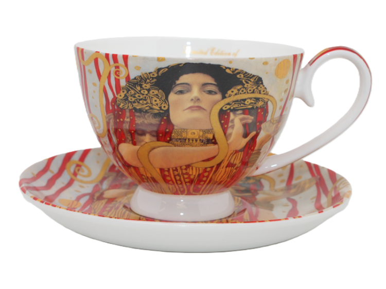 FILIŻANKA ZE SPODKIEM 250ML G. KLIMT MEDYCYNA