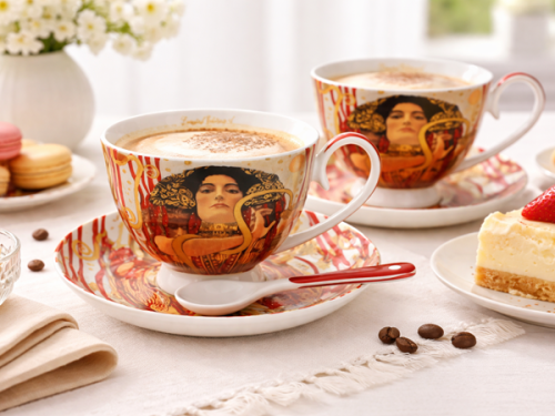 ZESTAW FILIŻANEK ZE SPODKIEM 250ML G. KLIMT MEDYCYNA