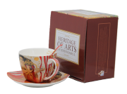 FILIŻANKA ZE SPODKIEM I ŁYŻECZKĄ 250ML G. KLIMT MEDYCYNA