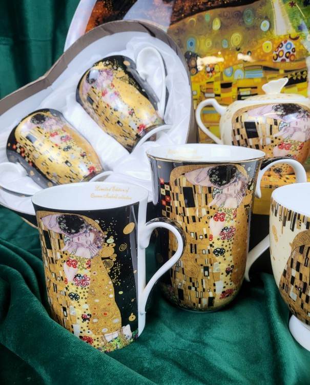 KUBEK KLIMT 400 ml POCAŁUNEK