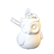 SOWA PORCELANOWA MAT. ZAWIESZKA 5X3,5X8 CM