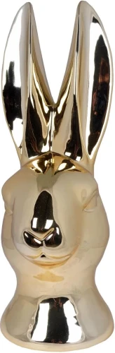 figurka-ceramiczna-glowa-krolika-zlota