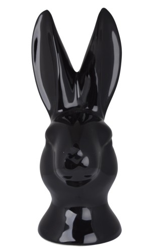 figurka-ceramiczna-glowa-krolika-czarna