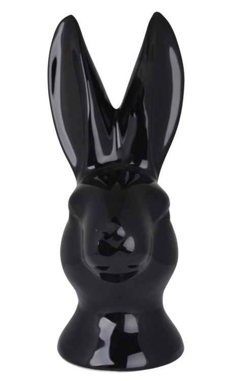 figurka-ceramiczna-glowa-krolika-czarna