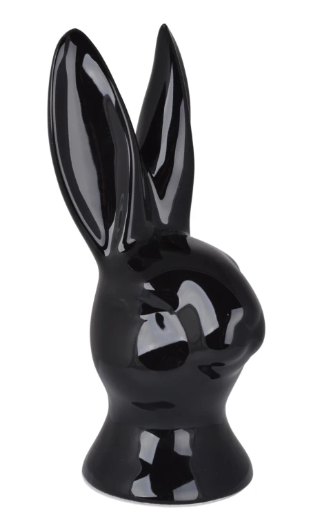 figurka-ceramiczna-glowa-krolika-czarna