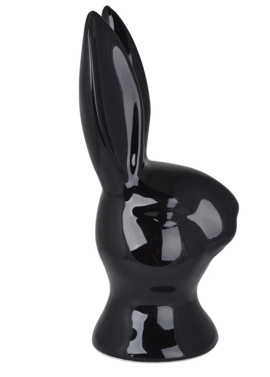 figurka-ceramiczna-glowa-krolika-czarna