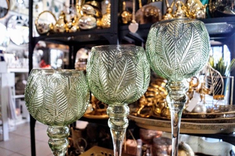 kielich-swiecznik-zielony-liscie-40cm