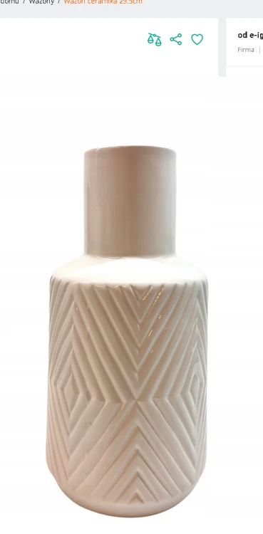 WAZON-CERAMICZNY-BIALY-Z-TEKSTUROWYM-WZOREM-GEOMETRYCZNYM