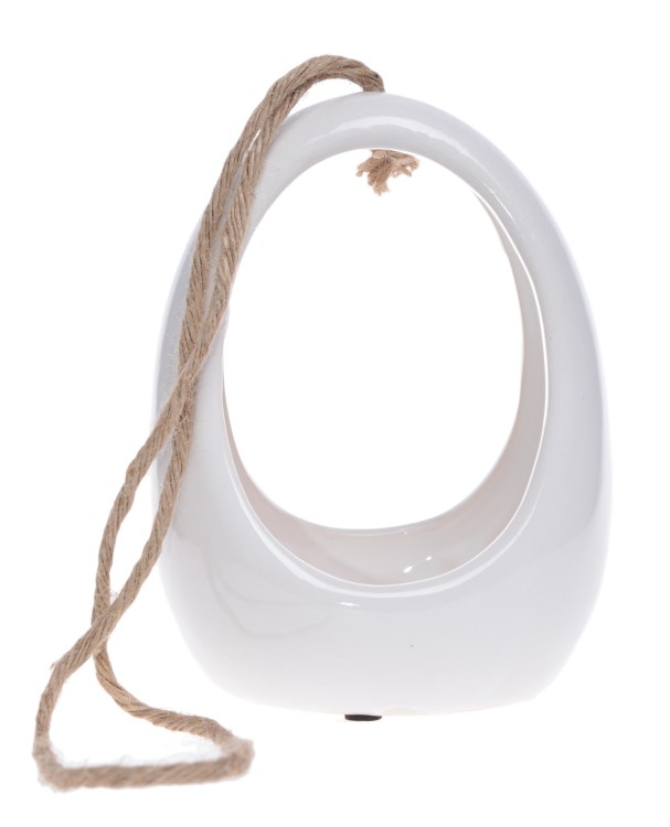 KOSZYCZEK CERAMICZNY DO ZAWIESZENIA