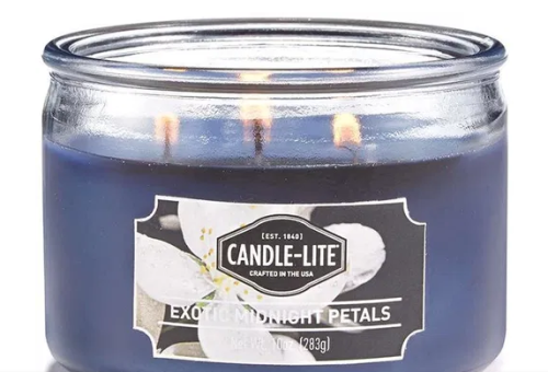 Candle Lite Świeca Zapachowa Trzy Knoty 283 G Exotic Midnight Petals
