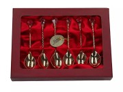 KPL. 6 ŁYŻECZEK  PRODUCTS WITH SWAROVSKI Carmani Crystals