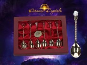 KPL. 6 ŁYŻECZEK  PRODUCTS WITH SWAROVSKI Carmani Crystals