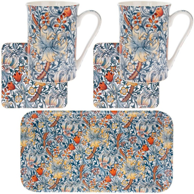 KPL. 2 KUBKÓW Z PODSTAWKAMI NA TACY