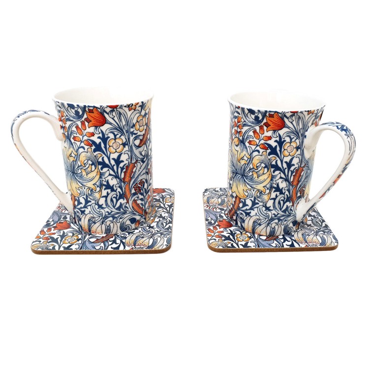 KPL. 2 KUBKÓW Z PODSTAWKAMI NA TACY