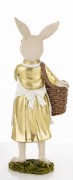 Zając Wielkanocny Figurka z Koszyczkiem Ozdoba