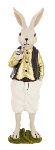FIGURKA ZAJĄC WIELKANOCNY RETRO OZDOBA