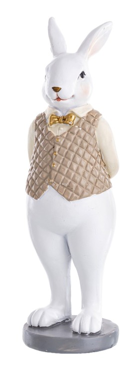 FIGURKA ZAJĄC W KAMIELCE ZŁOTA MUCHA